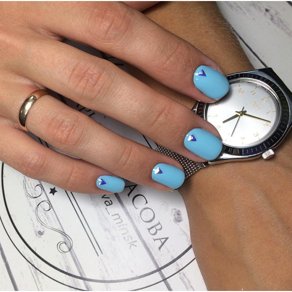 Гель-лак Komilfo Deluxe Series №D140 небесний емаль, 8 мл, Об`єм: 8 мл, зображення 3