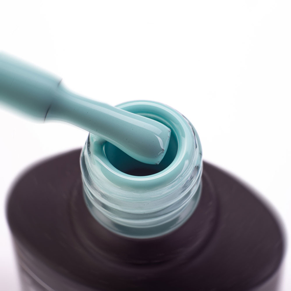 Гель-лак Komilfo Deluxe Series №D145 нежно-бирюзовый эмаль, 8 мл, Цвет: Бирюзовый, Обьем: 8 мл, изображение 2