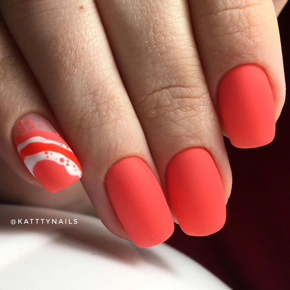 Гель-лак Komilfo Deluxe Series №D182 яскравий кораловий неоновий, 8 мл, Об`єм: 8 мл, зображення 3