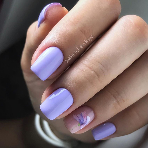 Гель-лак Komilfo Deluxe Series №D185 світло-бузковий емаль, 8 мл, Колір: Бузковий, Об`єм: 8 мл, зображення 4