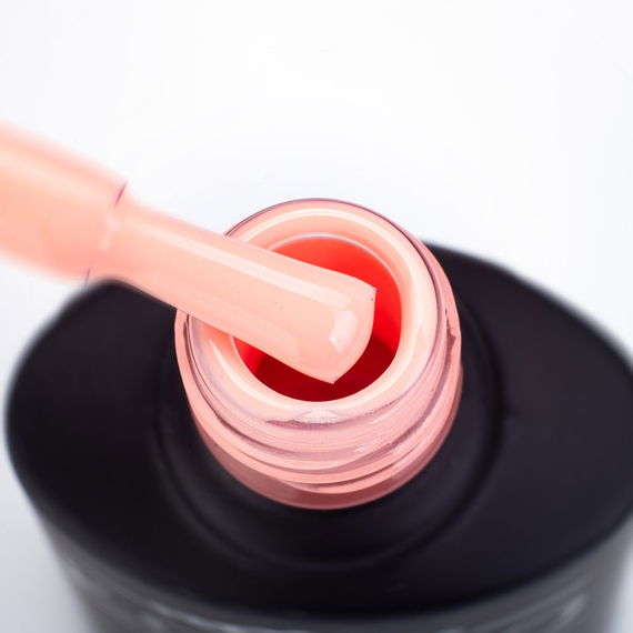 Гель-лак Komilfo Deluxe Series №D189 світлий рожево-персиковий неоновий емаль, 8 мл, Колір: Персиковий, Об`єм: 8 мл, зображення 2