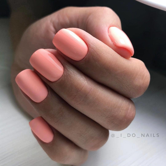 Гель-лак Komilfo Deluxe Series №D189 світлий рожево-персиковий неоновий емаль, 8 мл, Колір: Персиковий, Об`єм: 8 мл, зображення 3