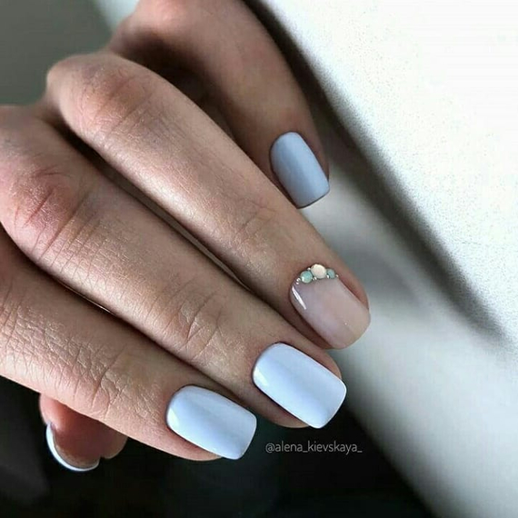 Гель-лак Komilfo Deluxe Series №D195 пастельно-голубая эмаль, 8 мл, Цвет: Голубой, Обьем: 8 мл, изображение 3