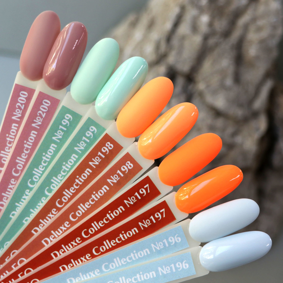 Gel polish Komilfo Deluxe Series No. D198 saturated peach enamel, 8 ml, Color: Peach, Volume: 8 ml, 4 image