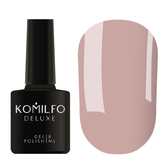 Gel polish Komilfo Deluxe Series No. D205 cocoa milk chocolate French enamel, 8 ml, Color: Lactic, Volume: 8 ml