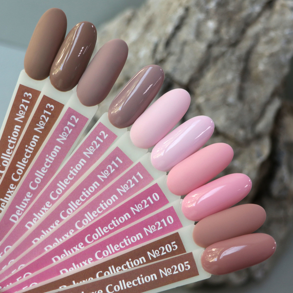 Gel polish Komilfo Deluxe Series No. D213 brown-beige enamel, 8 ml, Color: Beige, Volume: 8 ml, 3 image