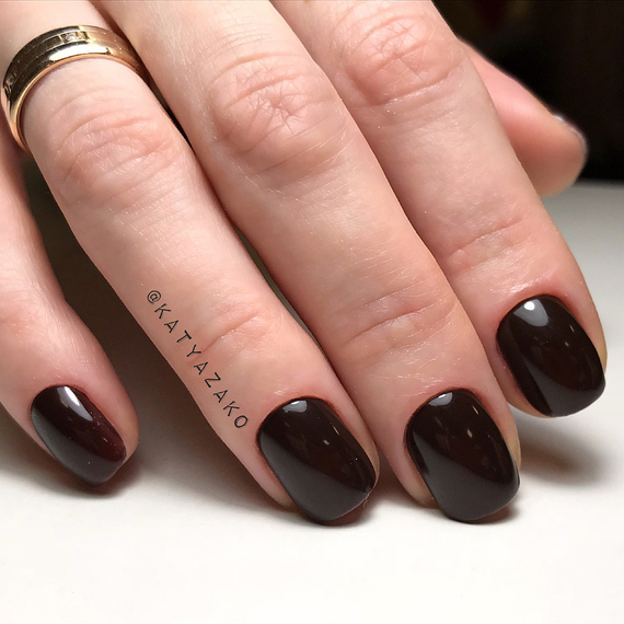 Gel polish Komilfo Deluxe Series No. D216 dark brown enamel, 8 ml, Color: Brown, Volume: 8 ml, 2 image