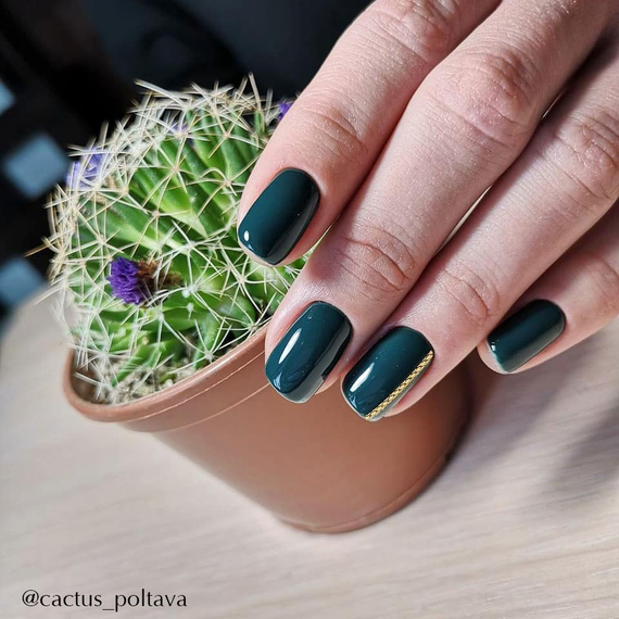 Gel polish Komilfo Deluxe Series No. D217 dark turquoise-green, 8 ml, Color: Green, Volume: 8 ml, 2 image