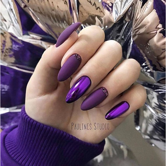 Гель-лак Komilfo Deluxe Series №D223 сливово-фиолетовая эмаль, 8 мл, Цвет: Фиолетовый, Обьем: 8 мл, изображение 4