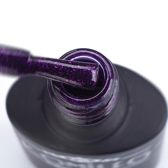 Гель-лак Komilfo Deluxe Series №D225 синьо-фіолетовий з рожевим мікроблиском, 8 мл, Колір: Фіолетовий, Об`єм: 8 мл, зображення 2