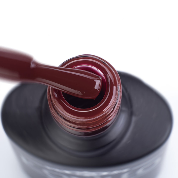 Гель-лак Komilfo Deluxe Series №D232 шоколадная эмаль, 8 мл, Цвет: Коричневый, Обьем: 8 мл, изображение 2