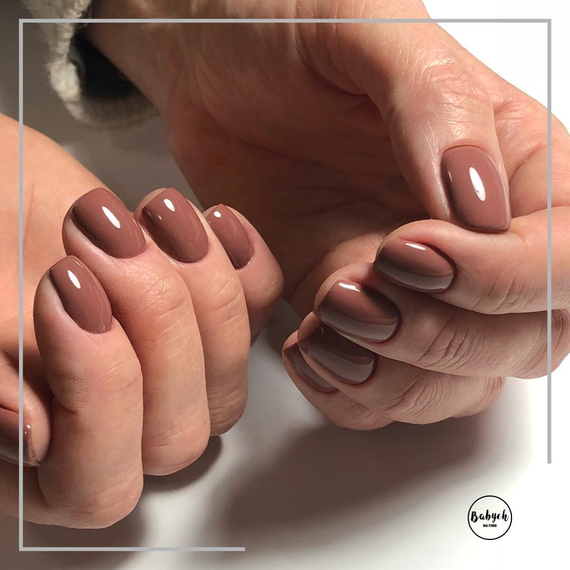Gel polish Komilfo Deluxe Series No. D235 beige-brown enamel, 8 ml, Color: Brown, Volume: 8 ml, 2 image