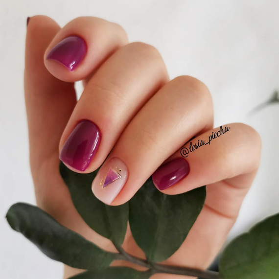 Gel polish Komilfo Deluxe Series No. D243 dark fuchsia enamel, 8 ml, Volume: 8 ml, 3 image