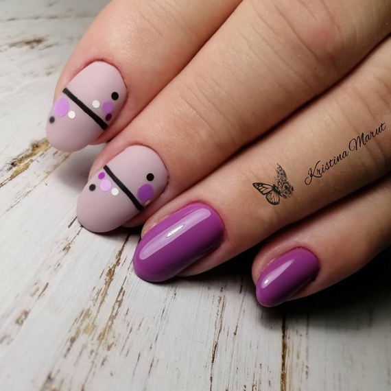 Гель-лак Komilfo Deluxe Series №D248 темний приглушено-ліловий емаль, 8 мл, Об`єм: 8 мл, зображення 2