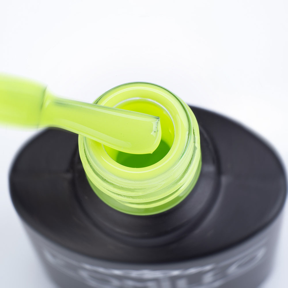 Гель-лак Komilfo Deluxe Series №D262 кислотный лаймово-желтый эмаль, 8 мл, Цвет: Желтый, Обьем: 8 мл, изображение 3