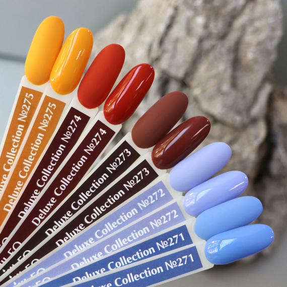 Гель-лак Komilfo Deluxe Series №D272 светлый лавандовый эмаль, 8 мл, Обьем: 8 мл, изображение 3