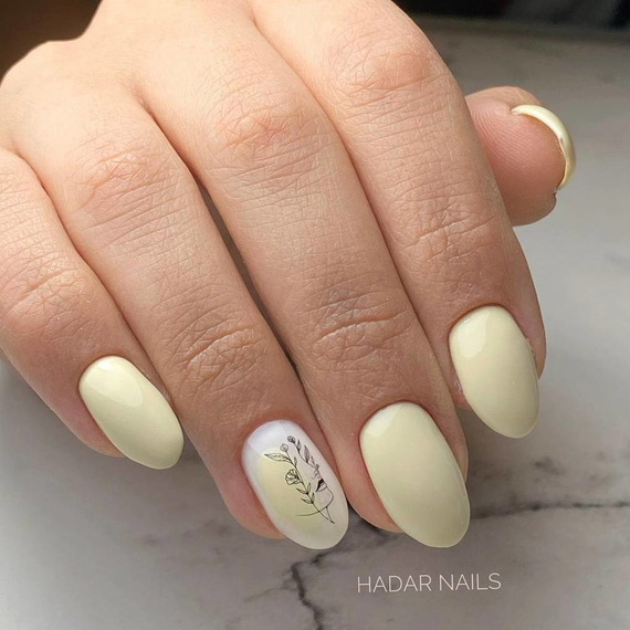 Гель-лак Komilfo Deluxe Series №D283 блідий жовто-оливковий емаль, 8 мл, Колір: Бежевий, Об`єм: 8 мл, зображення 3