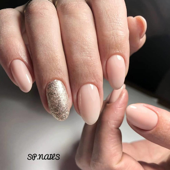 Gel polish Komilfo DeLuxe Series No. G011 white gold with sparkles, 8 ml, Color: Gold, Volume: 8 ml, 4 image