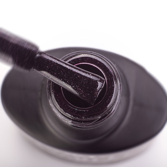 Гель-лак Komilfo DeLuxe Series №G022 темно-фиолетовый с микроблеском, 8 мл, Цвет: Фиолетовый, Обьем: 8 мл, изображение 2