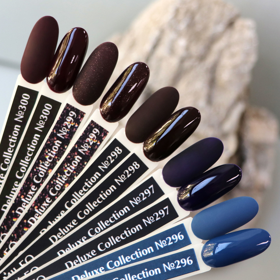 Гель-лак Komilfo Deluxe Series №D298 коричневый темниый эмаль 8 мл, Цвет: Коричневый, Обьем: 8 мл, изображение 4