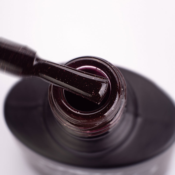 Гель-лак Komilfo Deluxe Series №D299 коричневый с микроблеском, 8 мл, Цвет: Коричневый, Обьем: 8 мл, изображение 2