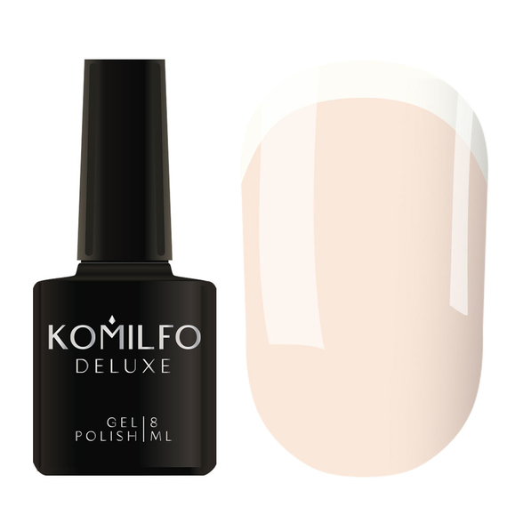 Гель-лак Komilfo French Collection №F003 бледный персиково-розовый эмаль для френча 8 мл, Обьем: 8 мл