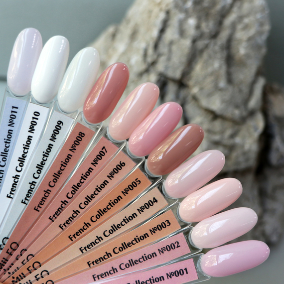 Gel polish Komilfo French Collection No. F007 delicate orange-pink French enamel, 8 ml, Color: Pink, Volume: 8 ml, 5 image