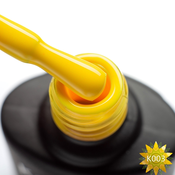 Гель-лак Komilfo Kaleidoscopic collection K003 солнечный неоновый, 8 мл, изображение 2