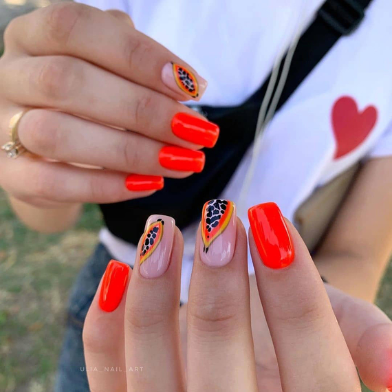 Гель-лак Komilfo DeLuxe Series №N003 насыщенный ярко-оранжевый неоновый, 8 мл, Цвет: Оранжевый, Обьем: 8 мл, изображение 2