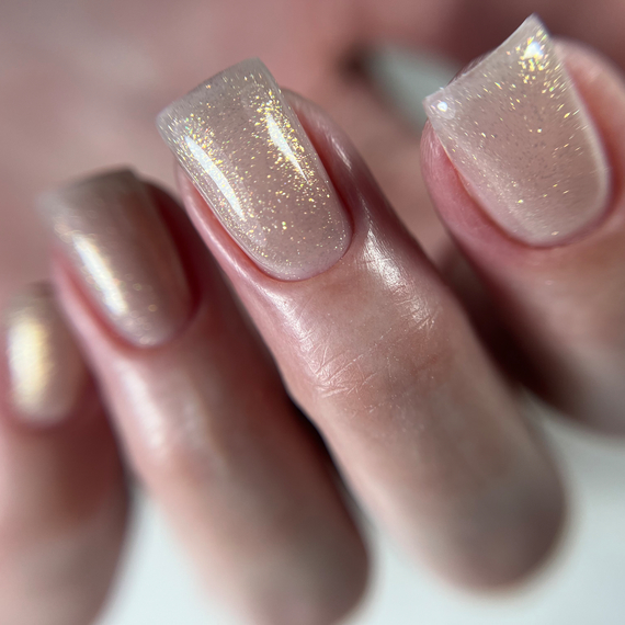 Топ DARK Gold Top, прозрачный с золотым шиммером, 10 мл, изображение 3