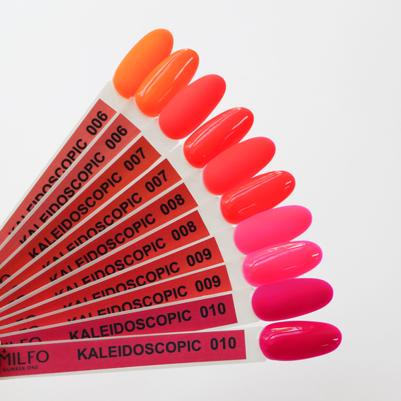 Гель-лак Komilfo Kaleidoscopic collection K010 фуксія неоновий, 8 мл, зображення 3