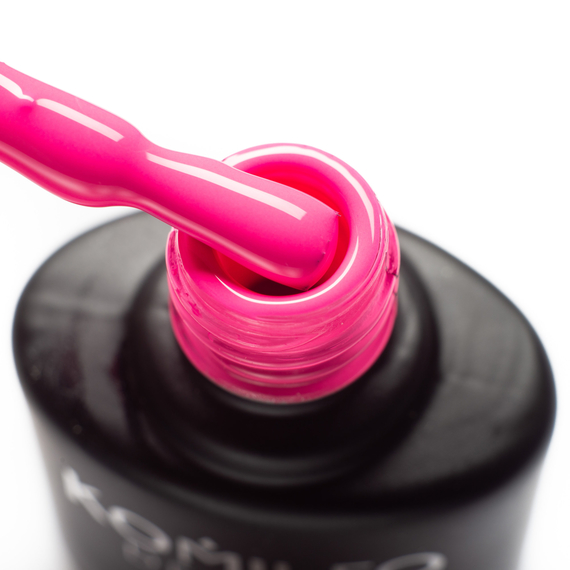 Гель-лак Komilfo Kaleidoscopic collection K014 яскраво-рожевий неоновий, 8 мл, зображення 2