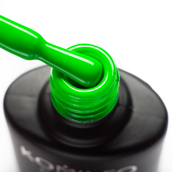 Гель-лак Komilfo Kaleidoscopic collection K017 зелений неоновий, 8 мл, зображення 2