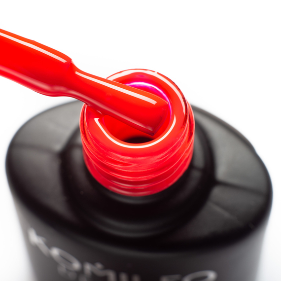 Гель-лак Komilfo Kaleidoscopic collection K021 яскраво-кораловий, 8 мл, зображення 2