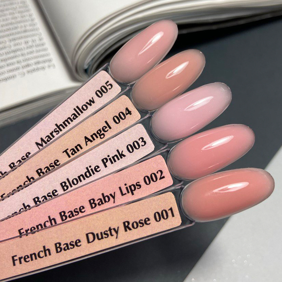 База Komilfo French Rubber Base №001 Dusty Rose банка, 30 мл, Цвет: Розовый, изображение 3