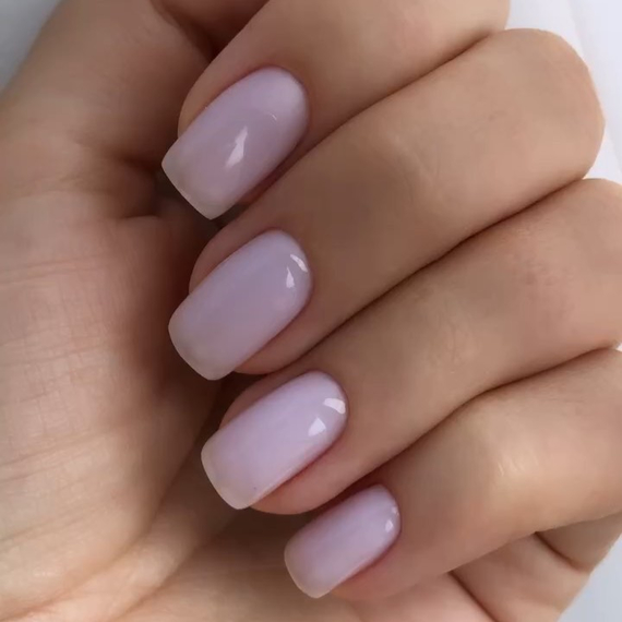 База для ногтей Komilfo Milky Violet, молочно-фиолетовая, 8 мл, Обьем: 8 мл, изображение 3