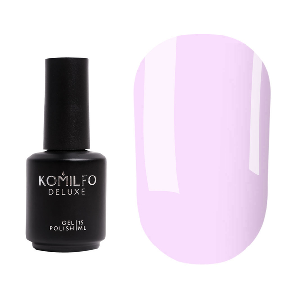 База для ногтей Komilfo Milky Violet, молочно-фиолетовая, 15 мл, Обьем: 15 мл