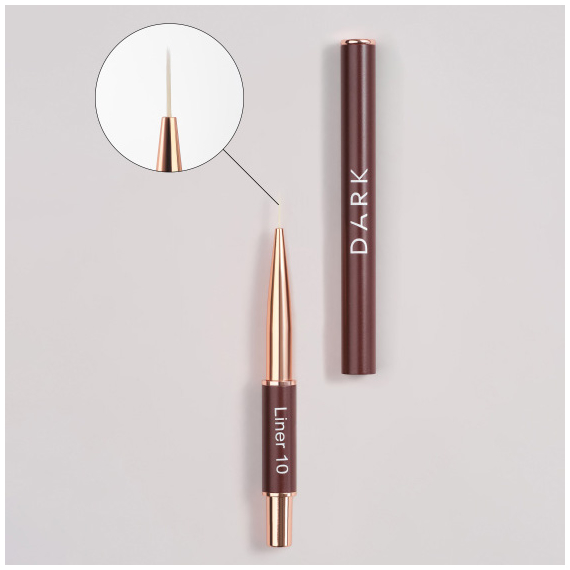 Liner brush DARK 10 mm, brown