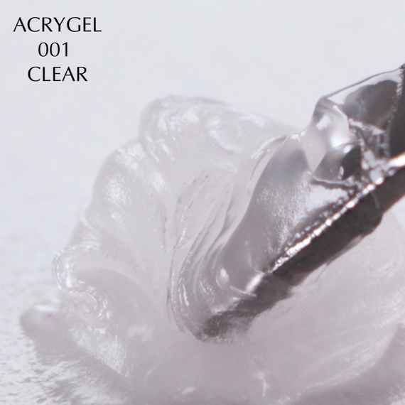 Acrylic gel Acryl Gel Komilfo No. 001 Clear, transparent, 30 g, 2 image