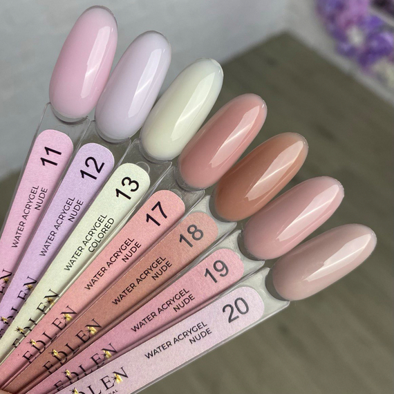 Рідкий акрил-гель Edlen Water Acrygel Nude №11, 15 мл, Колір: Рожевий, зображення 2