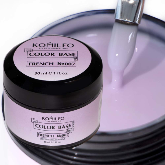Base for nails Komilfo Color Base French 007, 30 ml jar