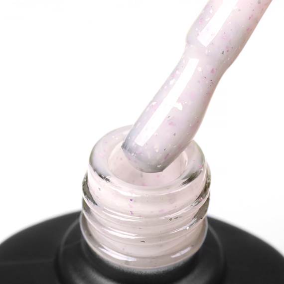 Base for nails Komilfo Potal Base P015, soft pink with potal, 8 ml, 3 image