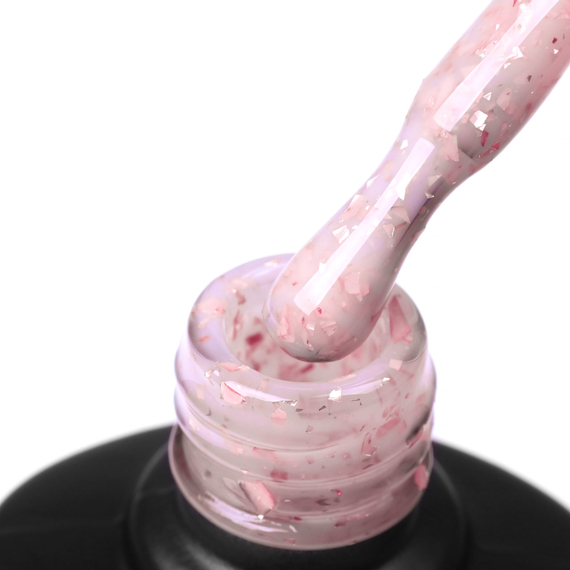 Nail base Komilfo Potal Base P017 beige-pink with pink potal, 8 ml, 3 image