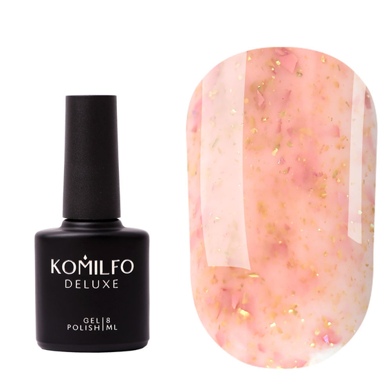 Komilfo Potal Base P022, peach-pink with potal, 8 ml, 2 image