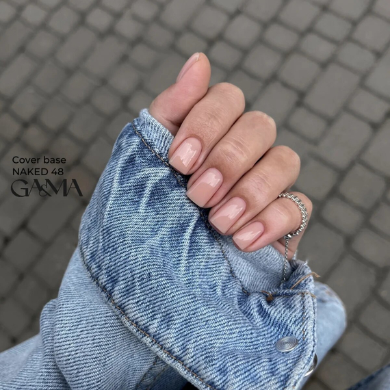 Камуфлирующая база GaMa Cover base №48 Naked, чудесная, 15 мл, Цвет: Бежевый, изображение 5