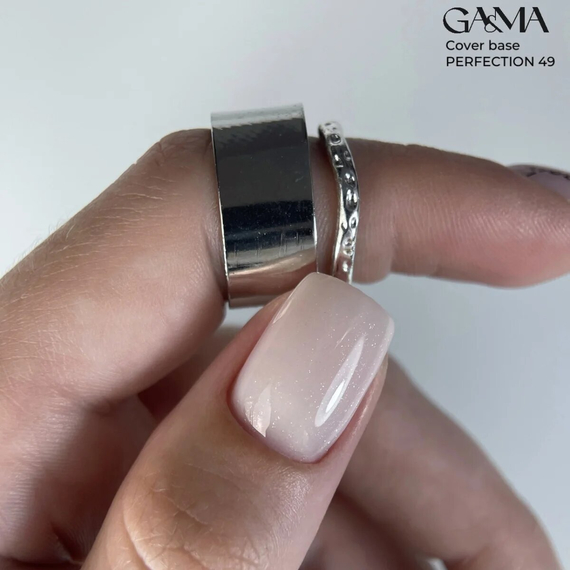 Камуфлирующая база GaMa Cover base №49 Perfection, кремовая, 15 мл, Цвет: Бежевый, изображение 3