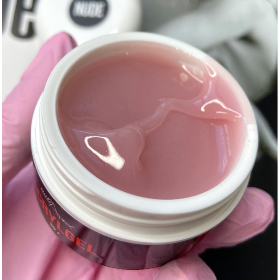 Акрил-гель NailApex Nude натуральний, 30 г, зображення 2