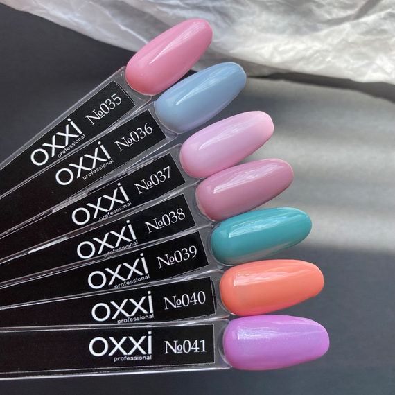 Гель-лак Oxxi №036, голубовато-серый, 10 мл, изображение 2