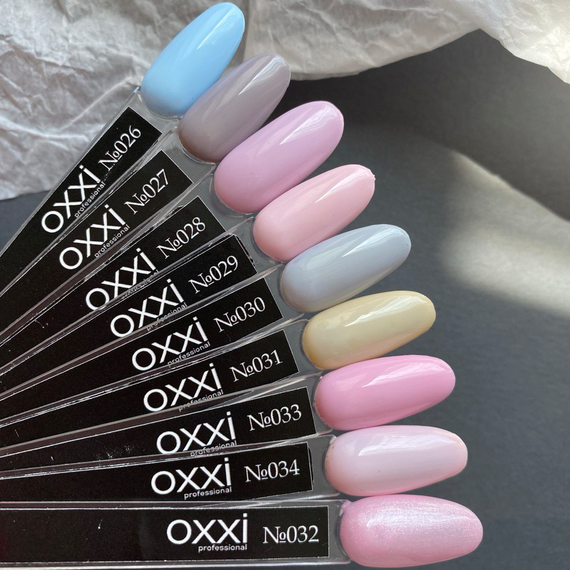 Гель-лак Oxxi №030, светлый серый, 10 мл, изображение 2