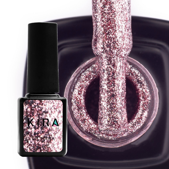 Gel polish Kira Nails 24 Karat #006 pink, 6 ml